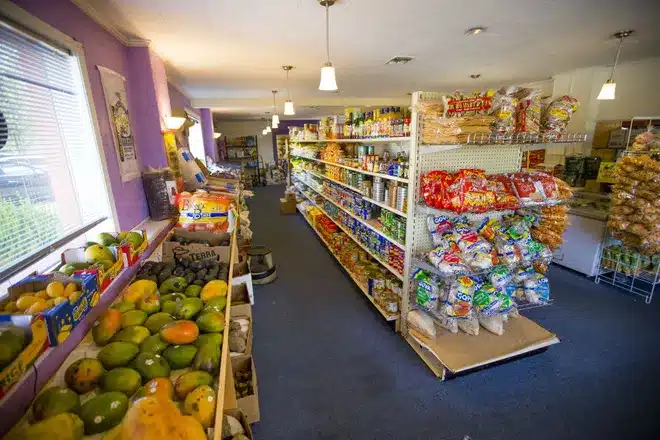 Melendez Imports Store inside view of the market