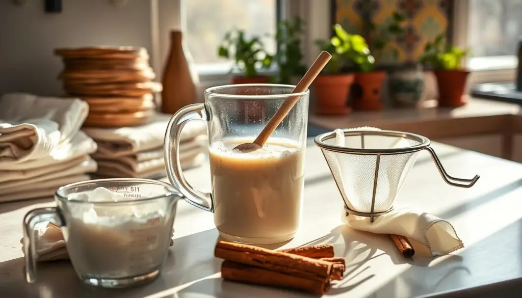 making horchata at home making horchata at home