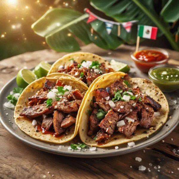 Carne Asada (Steak) Taco Mexican Style