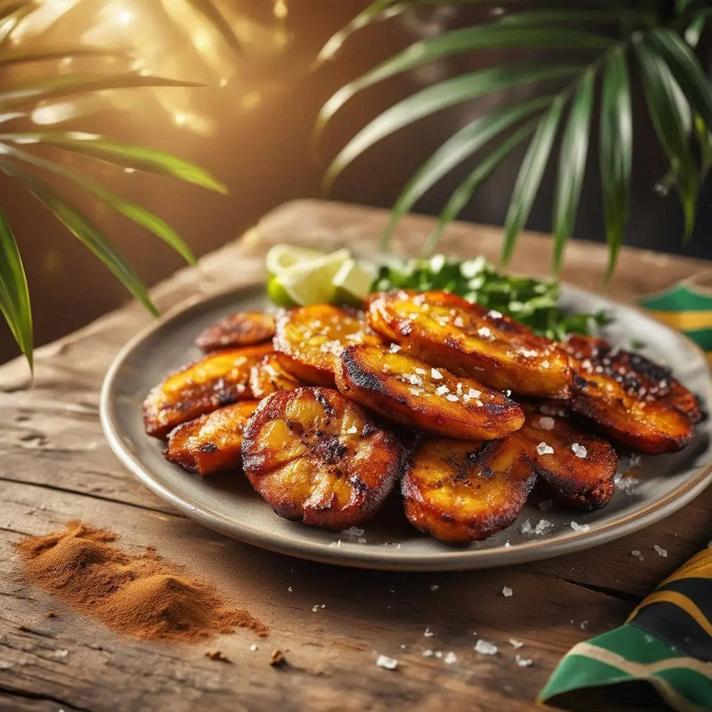 Jamaican Fried Plantains served at Melendez Imports in Berrien