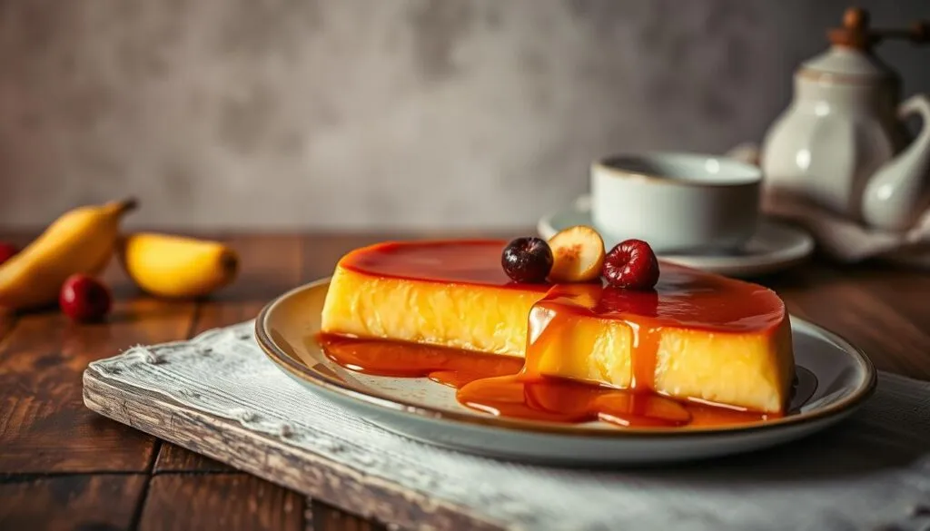 Flan de Caramelo serving suggestions