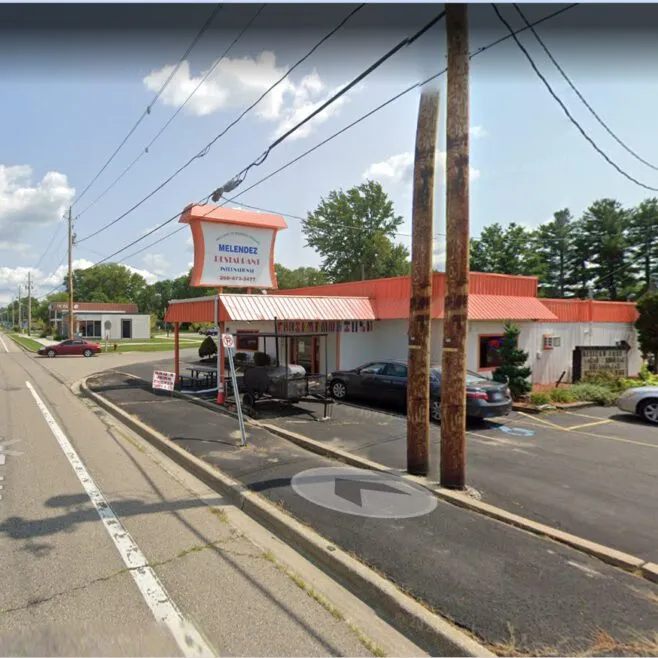 a building with a red roof